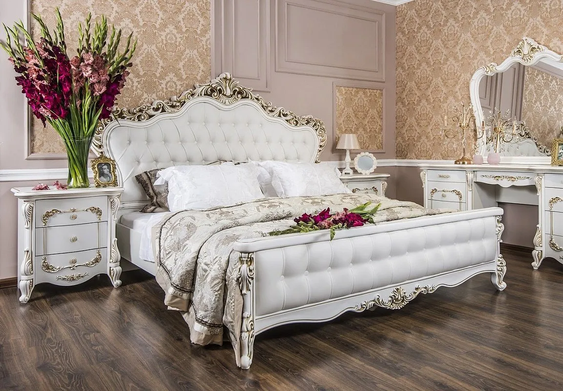 Кровать Анна Мария 180х200 см белый матовый | изображение 2