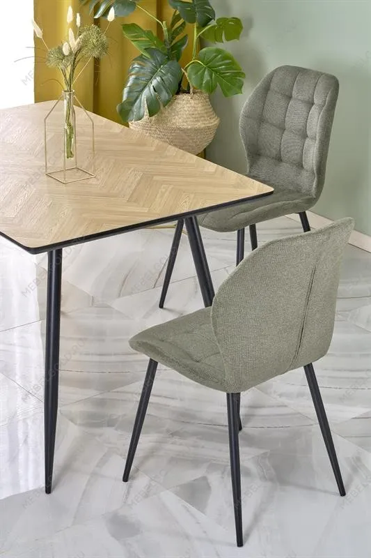 Стол обеденный Halmar BERTO 120 (натуральный/черный) | изображение 10