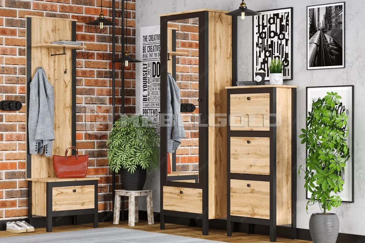 Тумба для обуви Лофт SFB3B/50 | изображение 4