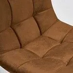 Стул барный CHILLY (mod.7095б) коричневый barkhat 11/черный | изображение 2