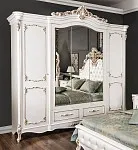 Спальня Флоренция 5-ств белый перламутр глянец | изображение 4