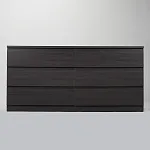 МАЛЬТА комод ИКЕА / IKEA 6 ящиков 160х76 Дуб Венге | изображение 2