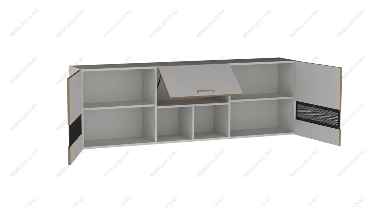 Шкаф ШСТ-180, Смарт (1800*316*600) Серый, 22618 | изображение 1