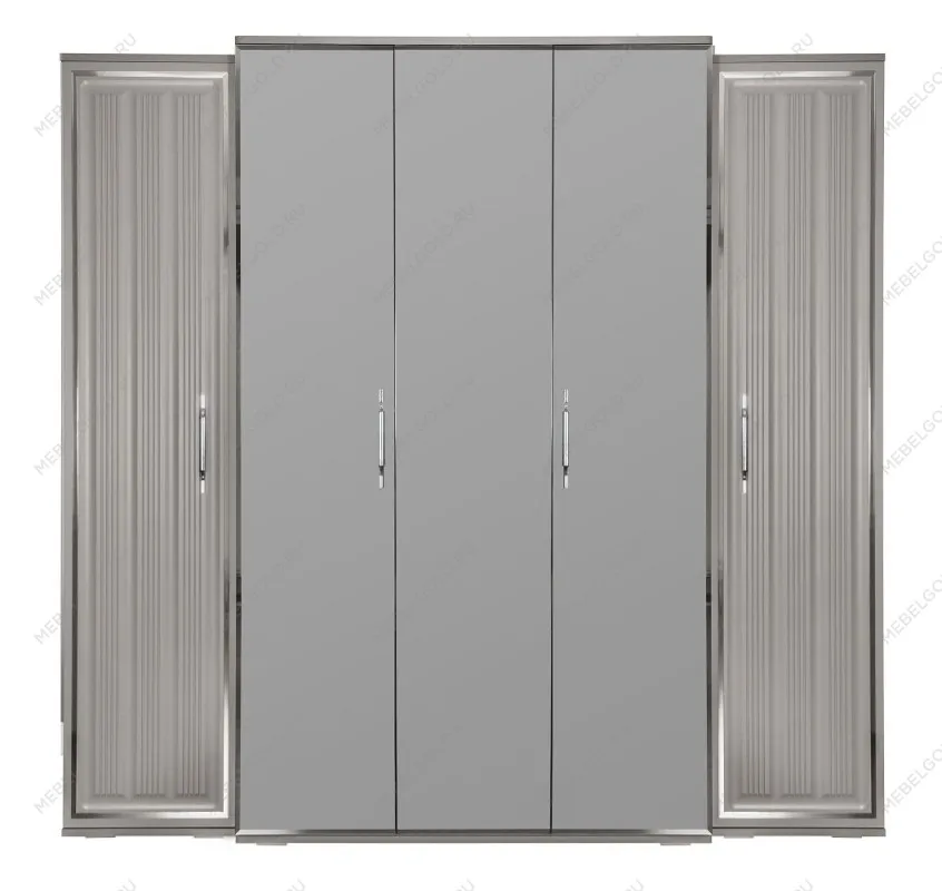 Шкаф Замира 5-дверный серый камень | изображение 4