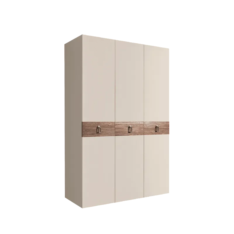 Шкаф 3-х дверный Bogemia Wood Fa (Слоновая кость/Хром) БМШ2/3(Wo)