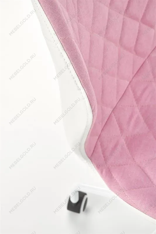 Кресло компьютерное Halmar MATRIX 3 (розово-белый) | изображение 6