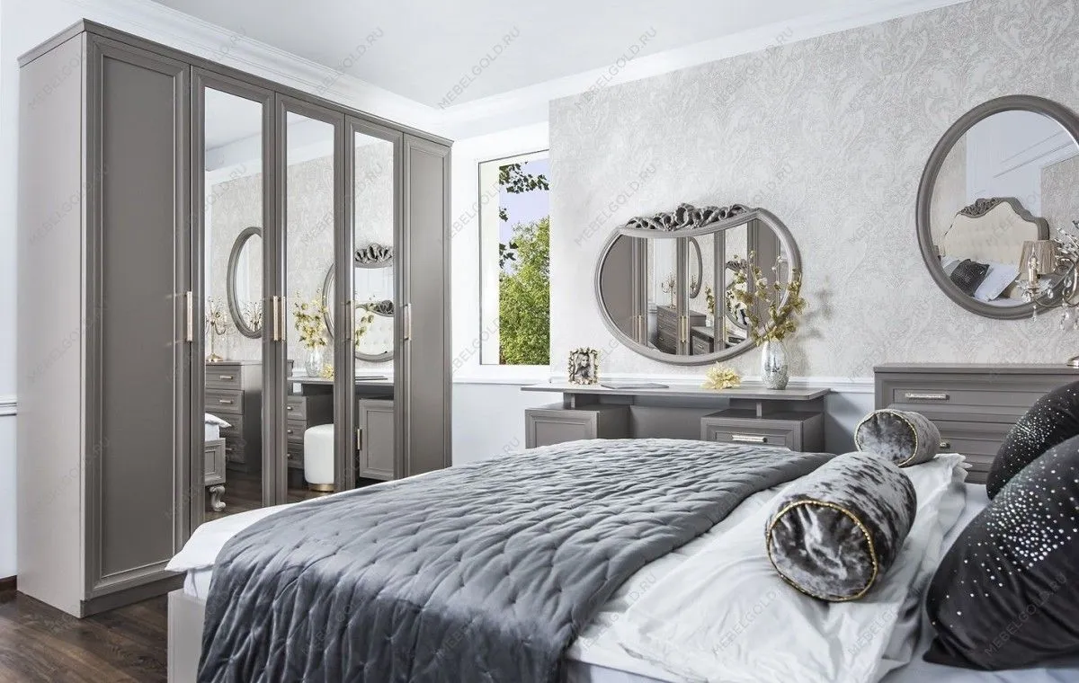 Кровать Мокко 160x200 см серый камень | изображение 3