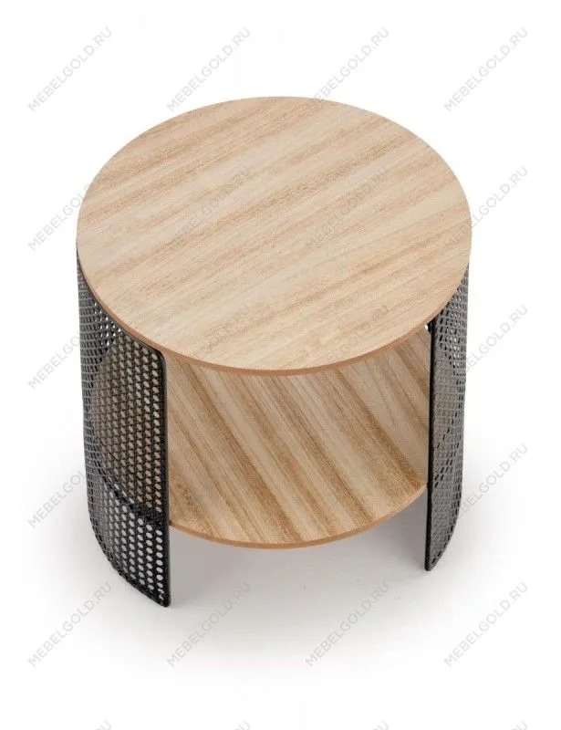 Стол журнальный Halmar TRAFICA (натуральный/черный) | изображение 1