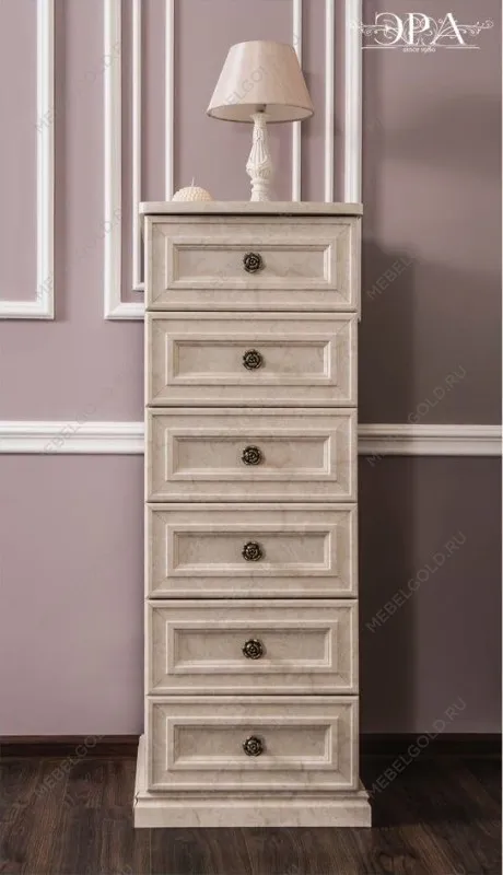 Комод Афина 6 ящиков крем корень | изображение 2