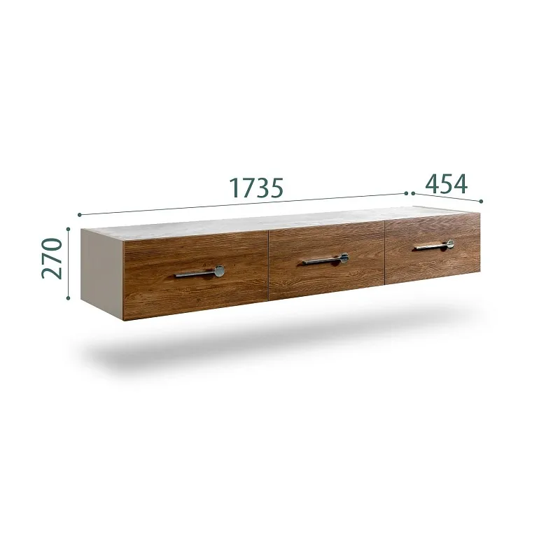 Тумба телевизионная 1.6м Bogemia Fly Wood Wo (Шелк) (Novabuk/Хром) БМТ-1