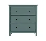 САГА комод 3 ящика темно-бирюзовый | изображение 1