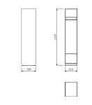 МАКС стеллаж 50х58х233 серый | изображение 2