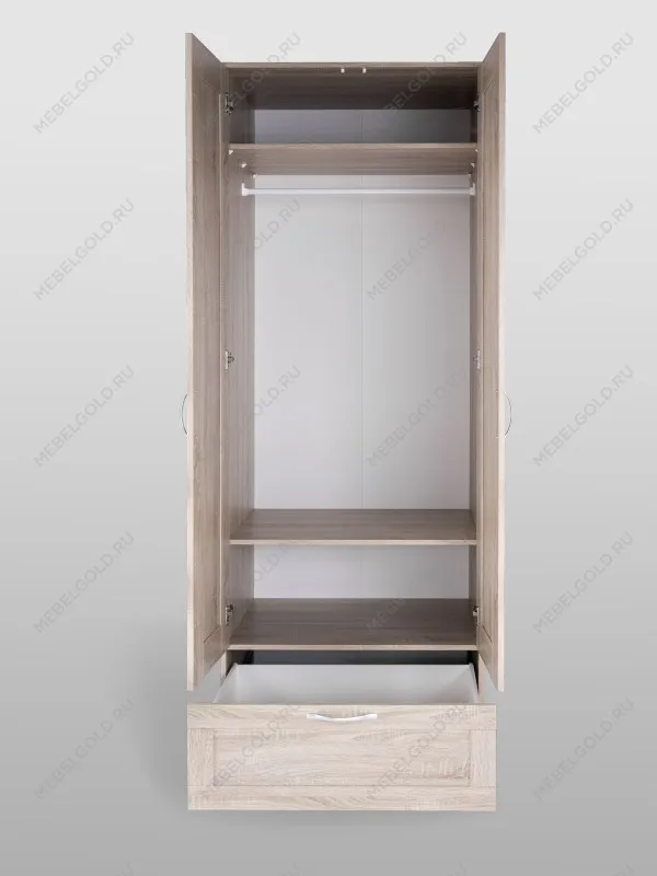 Шкаф Сириус, 2 двери и 1 ящик, 78х59х220 см, дуб сонома | изображение 13