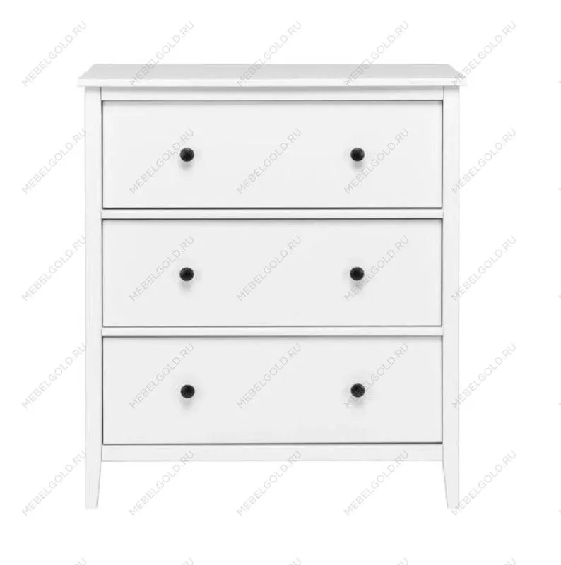 Комод Хитроу (3 ящ) (белый) | изображение 2