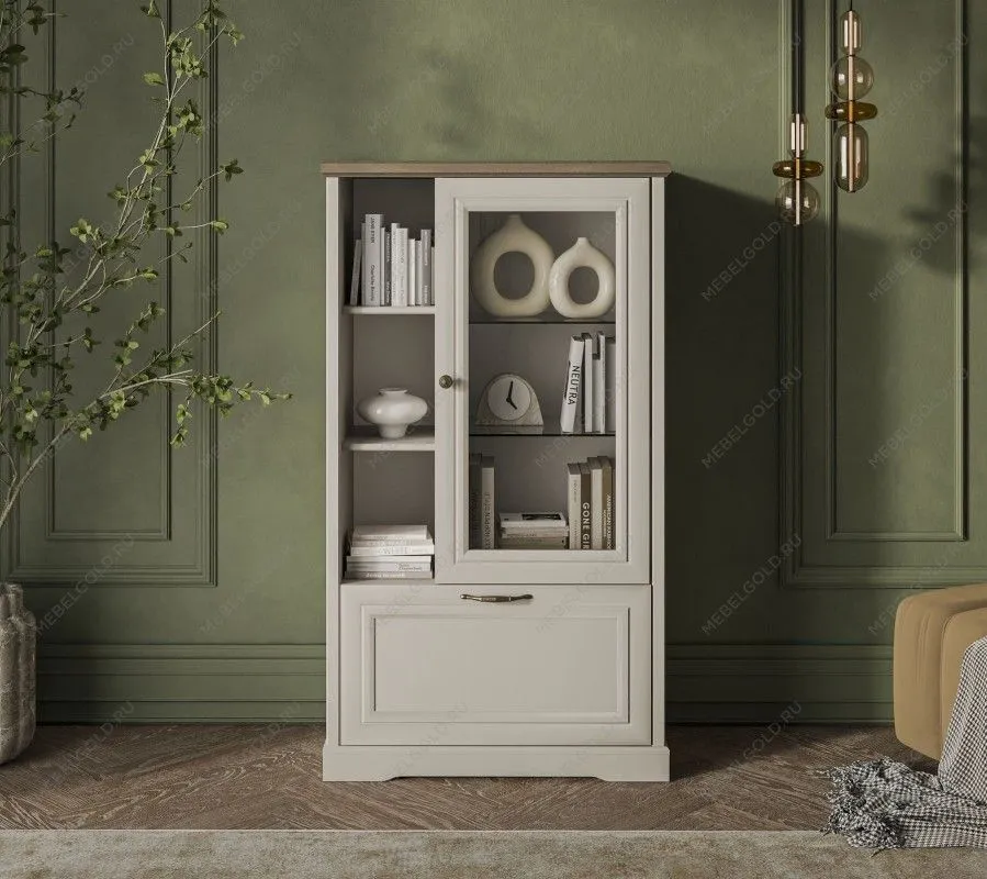 Шкаф с витриной Тоскана 1V1D3N | изображение 1