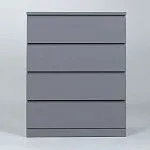 МАЛЬМ / VARMA Комод ИКЕА / IKEA 4 80х100х40, серый | изображение 2