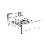 Кровать двуспальная Сага, 160х200 см, темно-бирюзовая | изображение 10