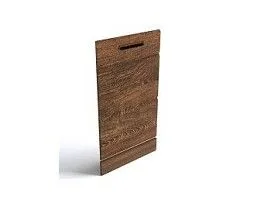 Фальш панель ФП-45, Канзас (446*16*820) Шалле Мореный, 20933