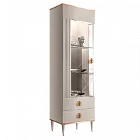 Витрина 1-ств. (левая) Римини СОЛО (слоновая кость золото) РМВ1-1С (s) - Выставка м. Марьина роща