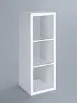 Стеллаж Фора, 3 полки, 112х42х38 см, белый | изображение 8