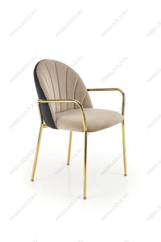 Стул кухонный Halmar K500 (бежевый/черный)