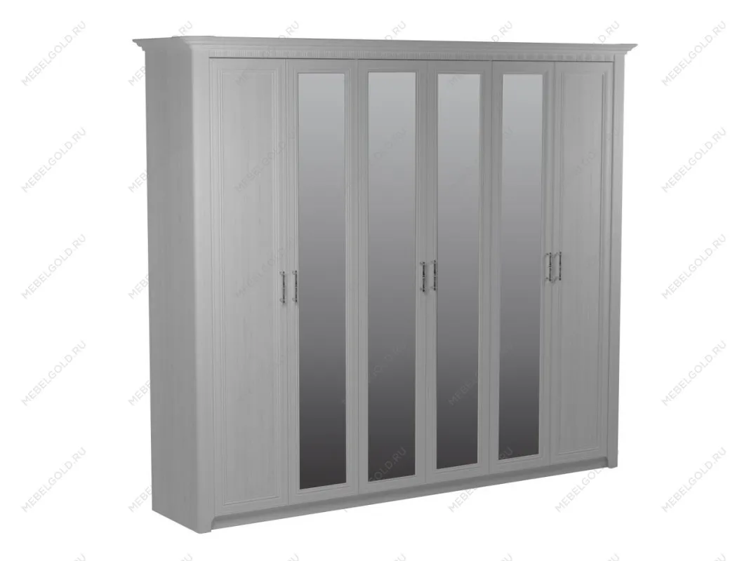 Шкаф 6-дверный, Клер (2693*593*2300) Сосна Андерсен, 11918