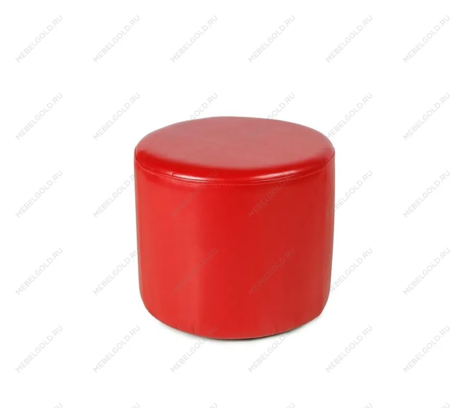 Пуф круглый ПФ-5 (Красный)