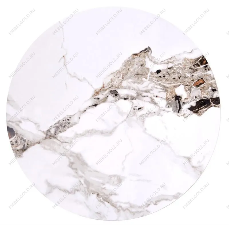 Стол журнальный Halmar CARINA S (бежевый мрамор/орех) | изображение 13