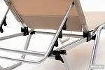 Шезлонг Dias алюминиевый, бежевый | изображение 13