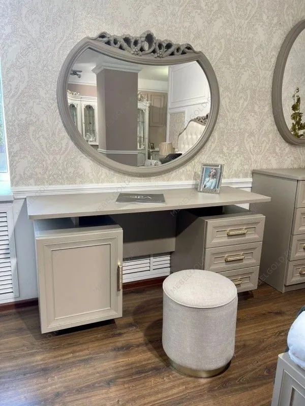 Зеркало Мокко ППУ для туалетного столика серый камень | изображение 5