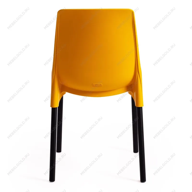 Стул GENIUS (mod 75) желтый/черные ножки | изображение 3