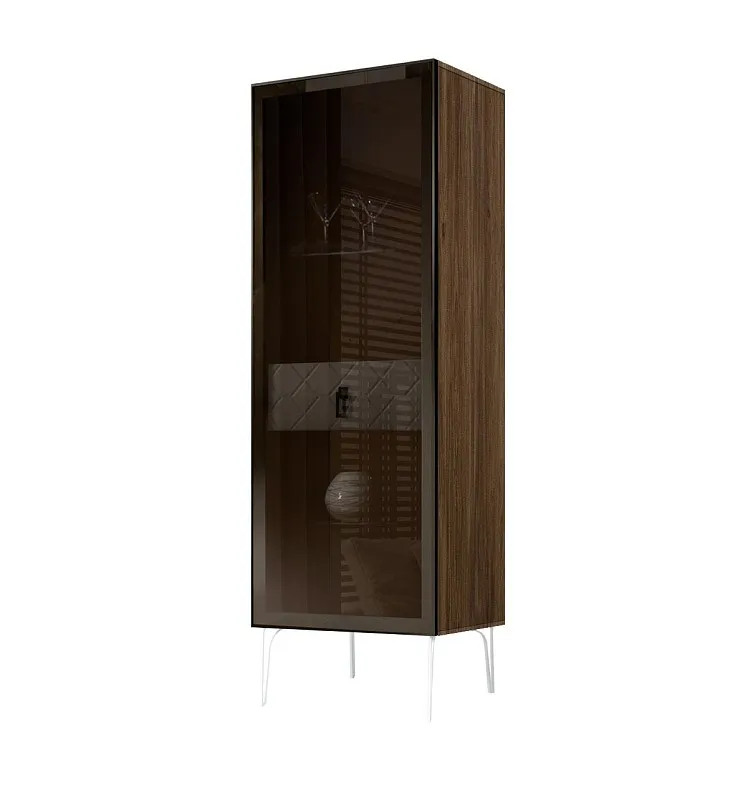 Витрина Bogemia Woodline Fa (Белый/Черный) БМВ1-1С