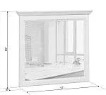 Зеркало Стилиус LUS90 (Лиственница сибирская) | изображение 4