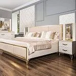 Кровать Лара 180x200 см белый глянец | изображение 1