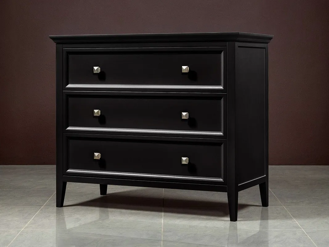 Комод 3 ящика Manhattan (Черный) | изображение 3