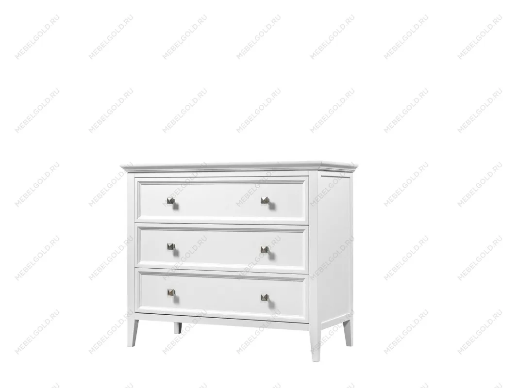 Комод 3 ящика Manhattan (Белый) | изображение 1