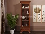Шкаф с витриной Кентаки REG1W1S каштан | изображение 1