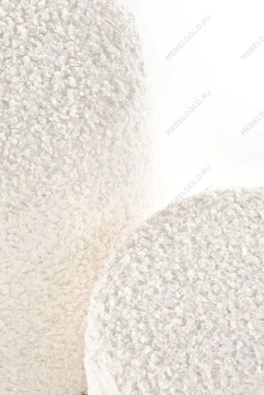 Комплект Halmar CANCUN, 2 пуфа (кремовый/натуральный) | изображение 2