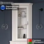 Шкаф с витриной Тиффани 1VU вудлайн кремовый | изображение 1