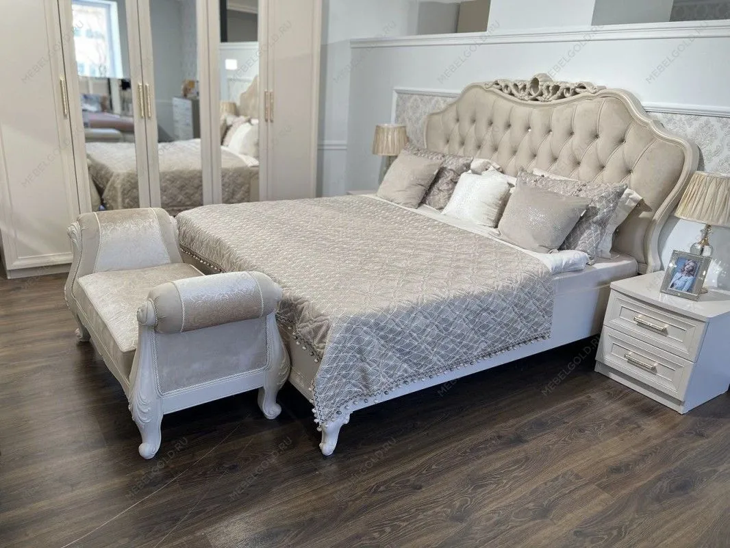 Оттоманка Мокко с двумя подлокотниками бежевый | изображение 4