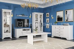 Шкаф-витрина Кентаки REG1W1S белый