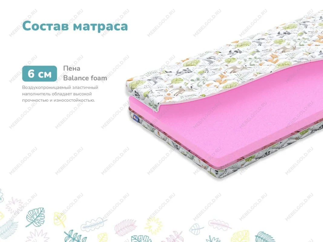 Матрас Дрёмушка Лайт х/б 90х200 | изображение 2