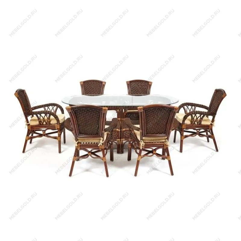 Комплект обеденный ANDREA GRAND Античный орех | изображение 21