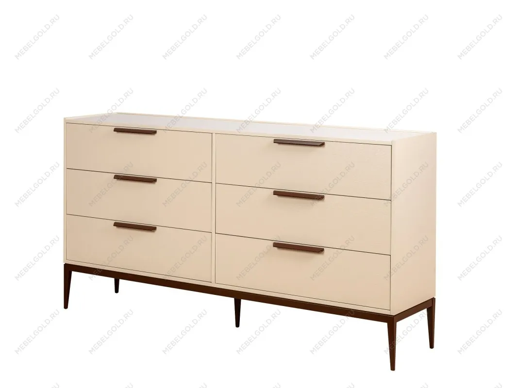 Комод 6 ящиков MARANTA (Кремовый) | изображение 1