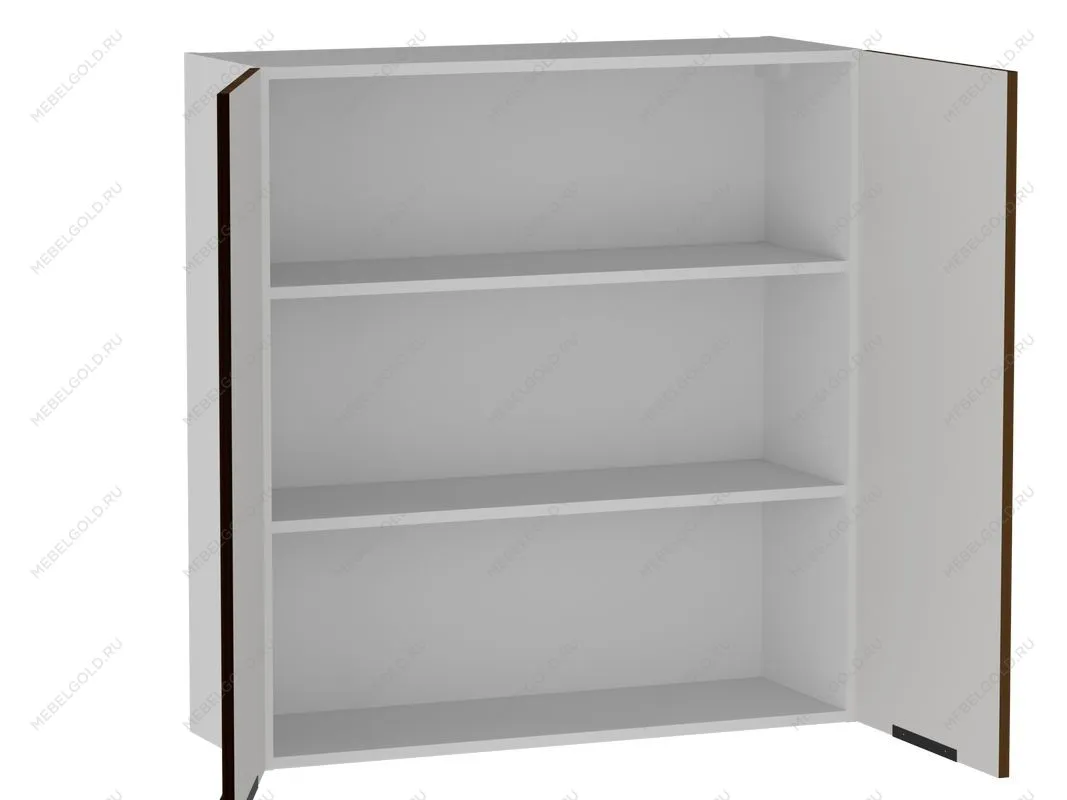 Шкаф 960 2-х дверный ШГ-90, Ватель (900*316*960) Дуб рейка шоколад, 23364 | изображение 1