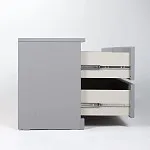 Комод Варма, 4 ящика, горизонтальный, 160х54х40 см, эмаль серая | изображение 10