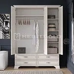 Шкаф 3-створчатый Тиффани 3D4S вудлайн кремовый | изображение 3