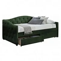Кровать Halmar ALOHA (темно-зеленый) 90/200