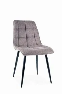 Стул кухонный SIGNAL CHIC Brego 34 (бежевый/черный)