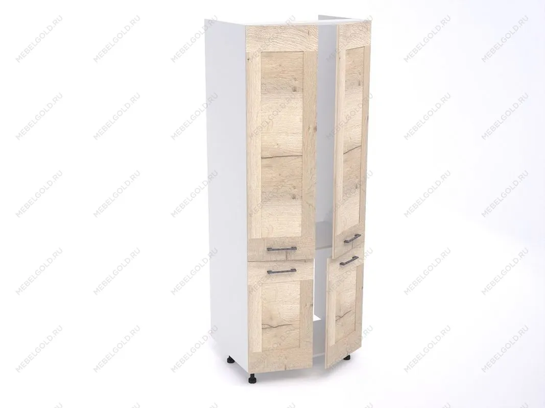 Пенал П-2, Дублин (800*570*2166) Дуб галифакс белый, 21670 | изображение 1